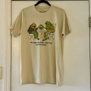 Frog and Toad Beige Graphic Tee for Men